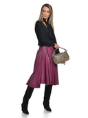 Roberta M Geanta de umar Rosa  piele naturala Taupe