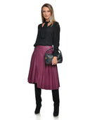 Roberta M Geanta de umar Rosa  piele naturala Negru