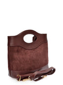 Roberta M Geanta de mana  Veronica piele naturala Bordo