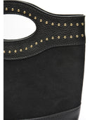 Roberta M Geanta de mana  Veronica piele naturala Negru