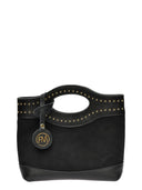 Roberta M Geanta de mana  Veronica piele naturala Negru