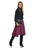 Roberta M Geanta de mana  Veronica piele naturala Negru