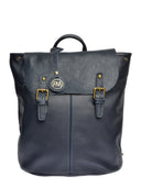 Roberta M Rucsac Selene piele naturala Albastru inchis