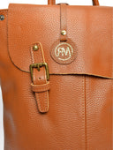 Roberta M Rucsac Selene piele naturala coniac