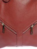Roberta M Rucsac Laura piele naturala rosu inchis