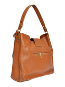 Roberta M Geanta de umar Callista piele naturala coniac