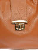 Roberta M Geanta de umar Callista piele naturala coniac