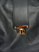 Roberta M Geanta de umar Callista piele naturala Negru