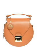 Roberta M Geanta de mana  Sara piele naturala coniac