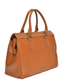 Roberta M Geanta de mana  Claudia piele naturala coniac