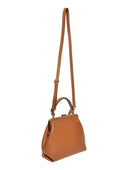 Roberta M Geanta de mana  Nala piele naturala Coniac inchis