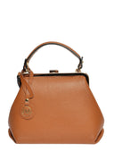 Roberta M Geanta de mana  Nala piele naturala Coniac inchis