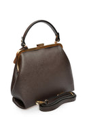 Roberta M Geanta de mana  Nala piele naturala Maro inchis