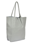 Roberta M Geanta de umar Allegra piele naturala gri