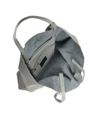 Roberta M Geanta de umar Allegra piele naturala gri