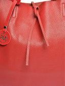 Roberta M Geanta de umar Allegra piele naturala rosu