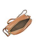 Roberta M Geanta Postas Hannah piele naturala coniac