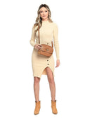 Roberta M Geanta Postas Hannah piele naturala coniac