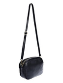 Roberta M Geanta Postas Hannah piele naturala Negru