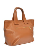 Roberta M Geanta de mana  Kristina piele naturala coniac