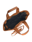 Roberta M Geanta de mana  Kristina piele naturala coniac