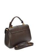 Roberta M Geanta de mana  Raquel piele naturala Maro inchis