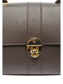 Roberta M Geanta de mana  Raquel piele naturala Maro inchis