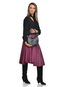 Roberta M Geanta de umar Svetlana piele naturala Negru