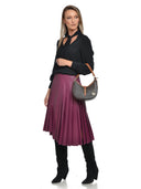 Roberta M Geanta de umar Svetlana piele naturala Maro inchis