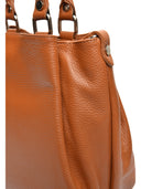 Borsa a tracolla Roberta M Denisa, vera pelle color cognac
