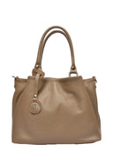 Roberta M Geanta de umar Denisa piele naturala Taupe