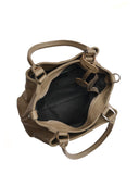 Roberta M Geanta de umar Denisa piele naturala Taupe