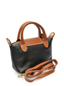 Roberta M Geanta de mana  Florentina piele naturala Negru