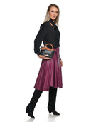 Roberta M Geanta de mana  Florentina piele naturala Negru