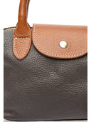 Roberta M Geanta de mana  Florentina piele naturala Maro inchis