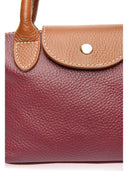 Roberta M Geanta de mana  Florentina piele naturala Visiniu