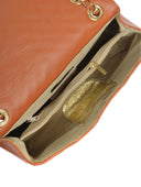 Borsa a tracolla Roberta M Mathilde, vera pelle color cognac