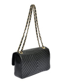 Roberta M Geanta de umar Mathilde piele naturala Negru