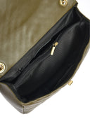 Roberta M Geanta de umar Mathilde piele naturala verde