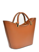 Roberta M Geanta de mana  Anemone piele naturala coniac