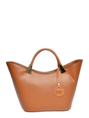 Roberta M Geanta de mana  Anemone piele naturala coniac