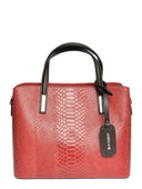 Roberta M Geanta de mana  Josephine piele naturala rosu