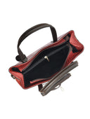 Roberta M Geanta de mana  Josephine piele naturala rosu