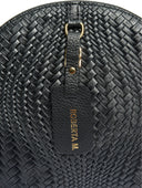 Roberta M Geanta Postas Raphaelle piele naturala Negru