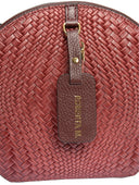 Roberta M Geanta Postas Raphaelle piele naturala Visiniu