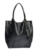 Roberta M Geanta de umar Mireille piele naturala Negru