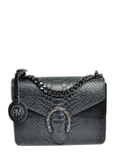 Roberta M Geanta de umar Genevieve piele naturala Negru