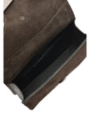 Roberta M Geanta de umar Genevieve piele naturala Maro inchis