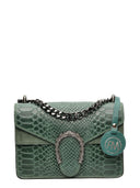 Roberta M Geanta de umar Genevieve piele naturala verde