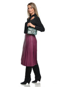 Roberta M Geanta de umar Genevieve piele naturala verde